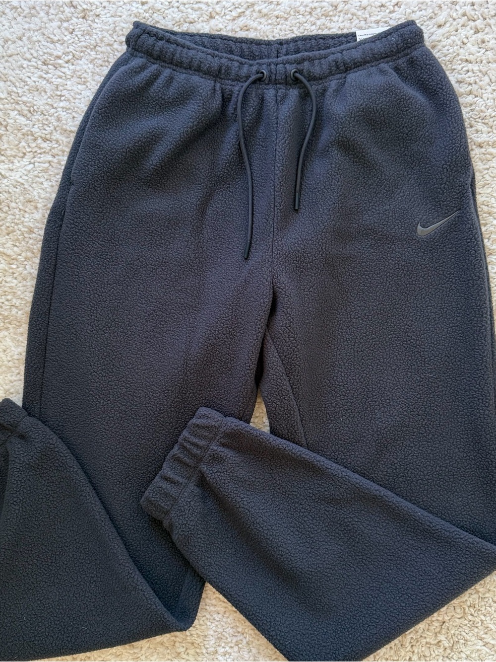 Nike Black Fleece Sweatpants - Cozy Athletic Bottoms